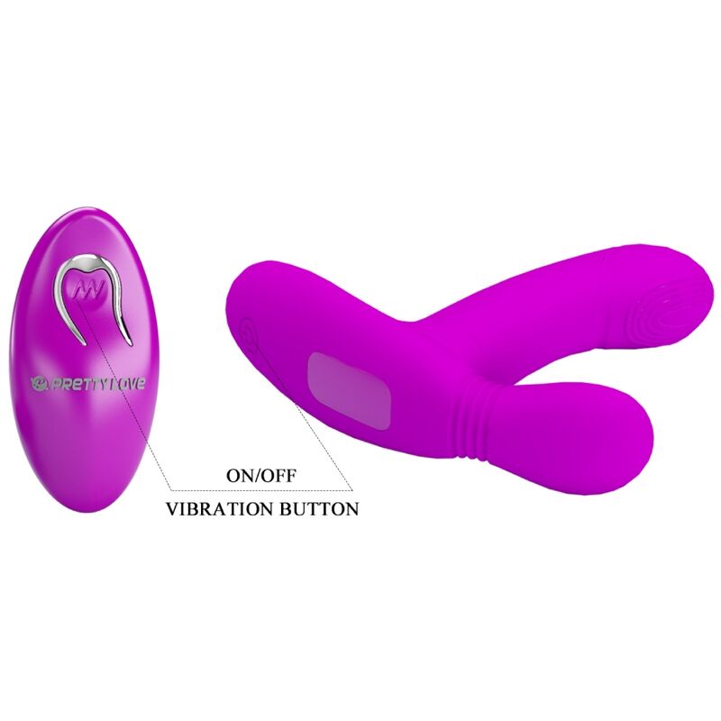PRETTY LOVE - GERI MASAJEADOR CLITORIS CONTROL REMOTO ROSA - Imagen 7