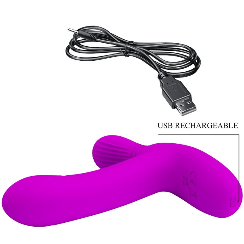 PRETTY LOVE - GERI MASAJEADOR CLITORIS CONTROL REMOTO ROSA - Imagen 9