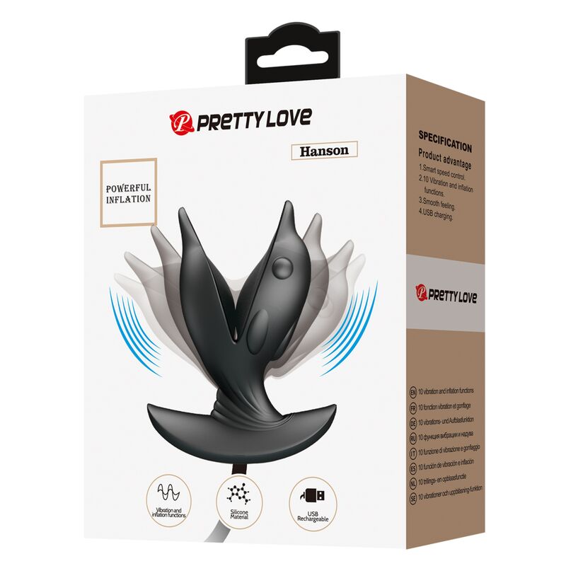 PRETTY LOVE - PLUG ANAL DELFIN GONFLABLE & RECHARGEABLE – Image 2