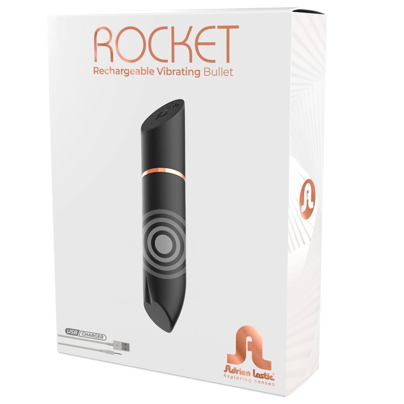 ADRIEN LASTIC - PROIETTILE RICARICABILE ROCKET NERO - immagine 3