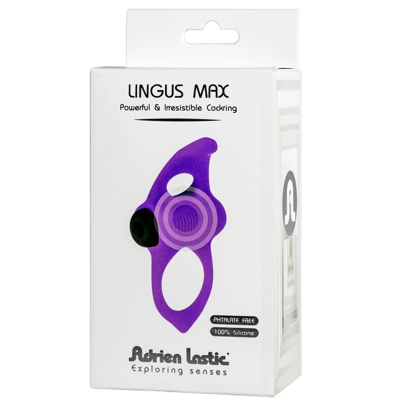 ADRIEN LASTIC - ANNEAU VIBRATEUR LINGUS MAX VIOLET – Image 2