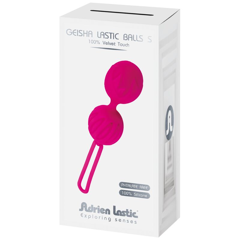 ADRIEN LASTIC - GEISHA LASTIC SILIKONKUGELN GRÖSSE S FUCHSIA – Bild 2