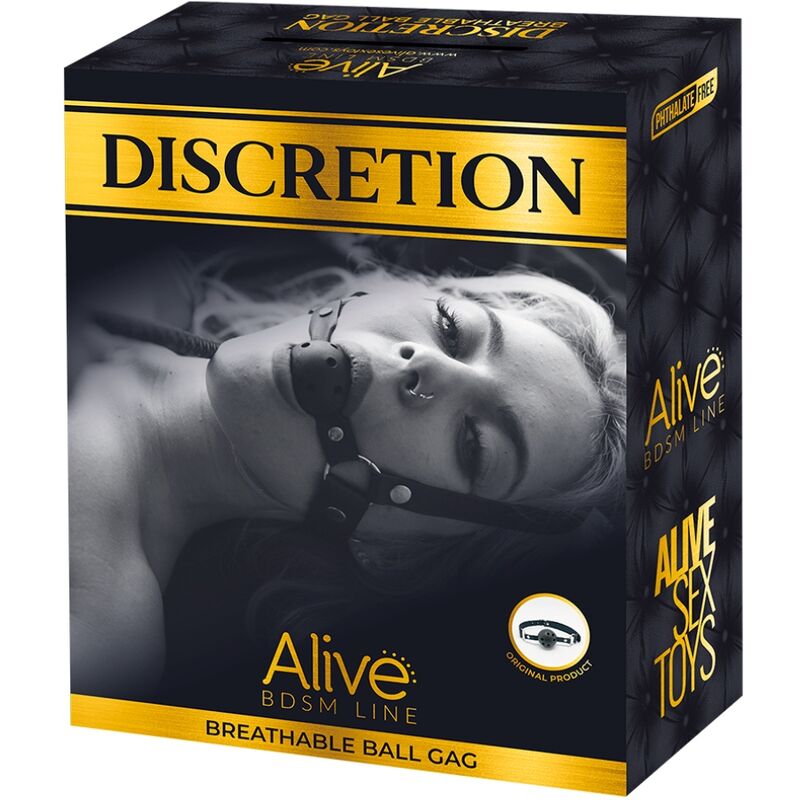 ALIVE - BAVAGLIO TRASPIRANTE DISCREZIONE NERO - immagine 3