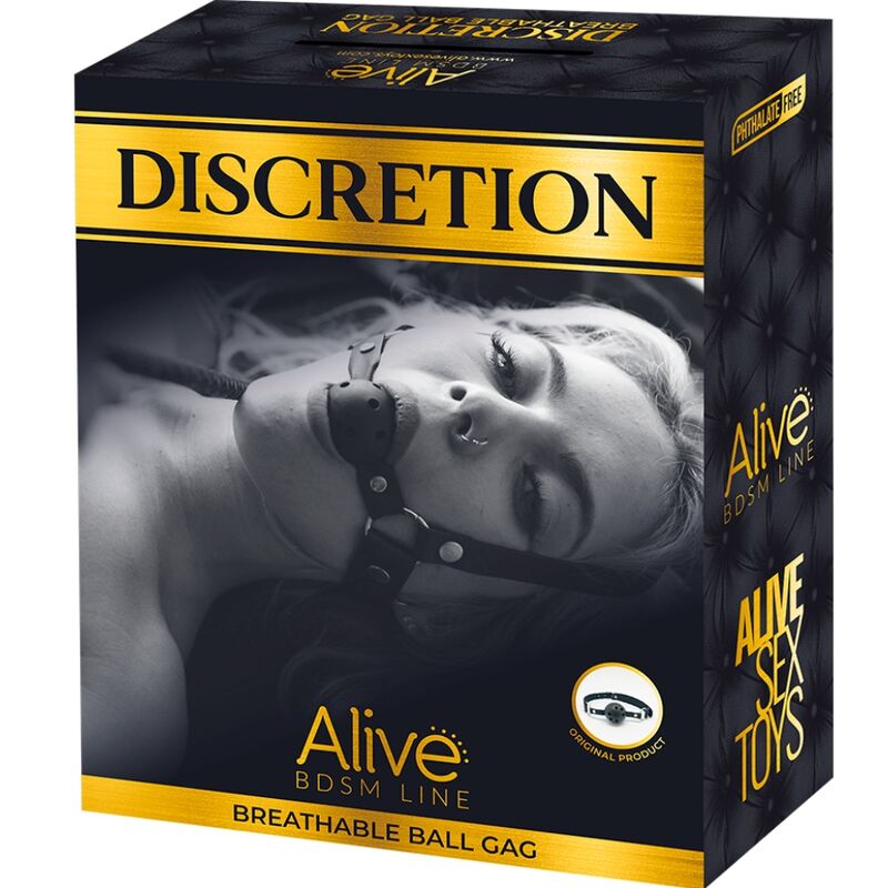 ALIVE - BAVAGLIO TRASPIRANTE DISCREZIONE ROSSO - immagine 3
