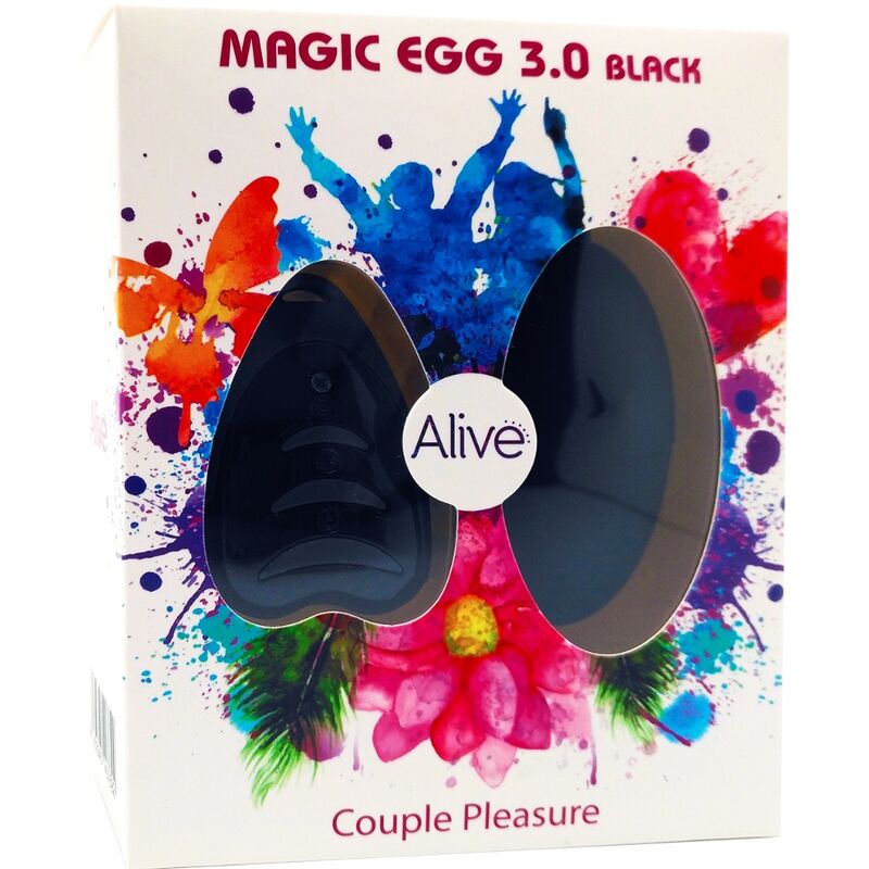 ALIVE - MAGIC EGG 3.0 VIBRIERENDES EI MIT FERNBEDIENUNG SCHWARZ – Bild 2