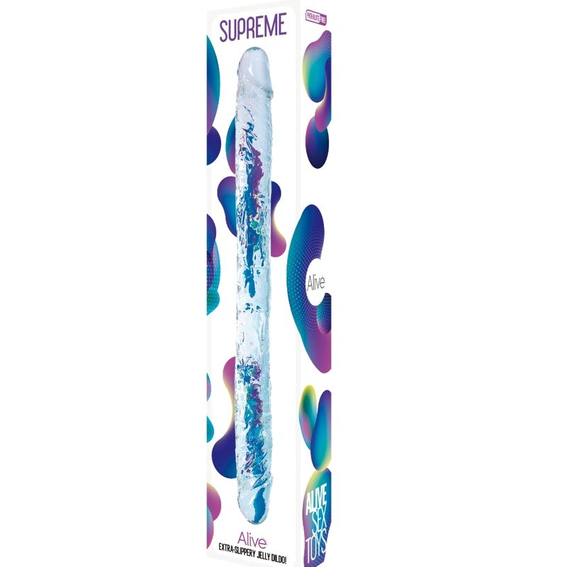 ALIVE - PENE SUPREMO REALISTICO TRASPARENTE 38,5 CM - immagine 2