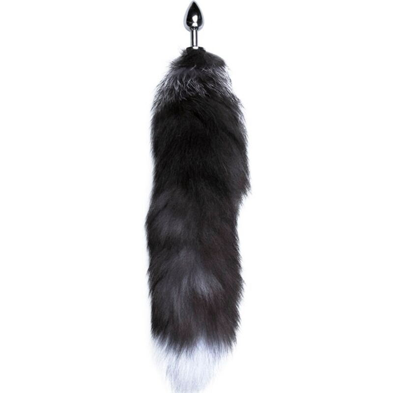 ALIVE - PLUG PIACERE ANALE IN METALLO FOX TAIL TAGLIA M - immagine 2