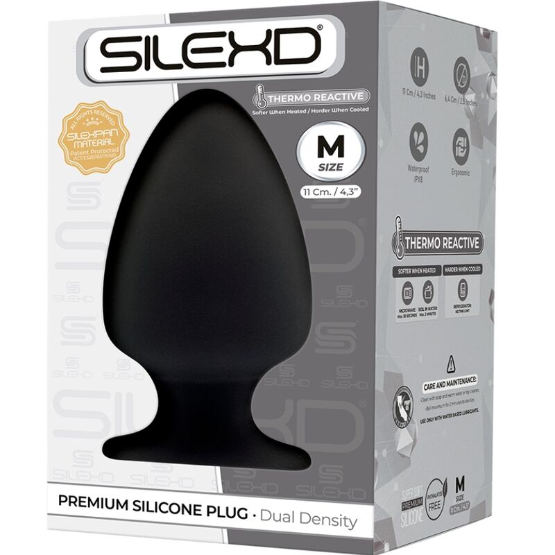 SILEXD - MODELL 1 ANALPLUG PREMIUM SILEXPAN SILIKON PREMIUM THERMOREAKTIVE GRÖSSE M – Bild 2