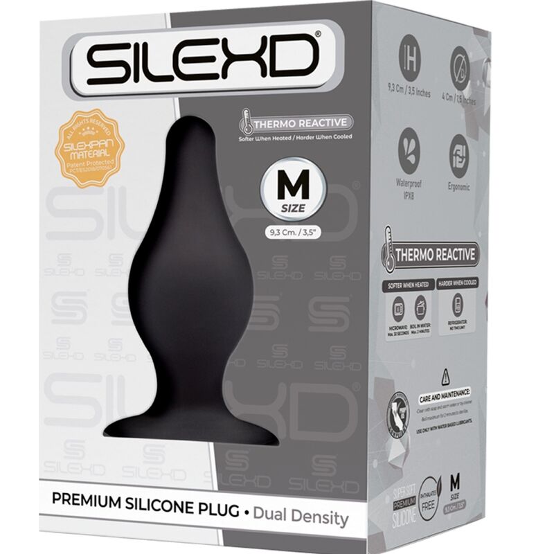 SILEXD - MODELL 2 ANALPLUG PREMIUM SILEXPAN SILIKON PREMIUM THERMOREAKTIVE GRÖSSE M – Bild 2