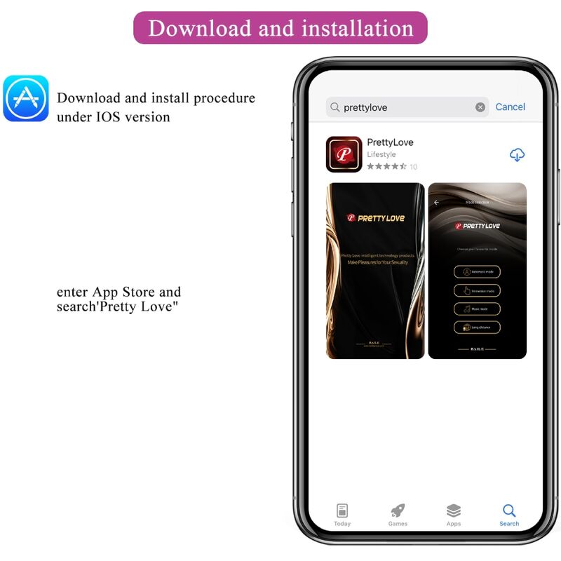 PRETTY LOVE - CATALINA PINK WIEDERAUFLADBARES VIBRIERENDES EI APP – Bild 6
