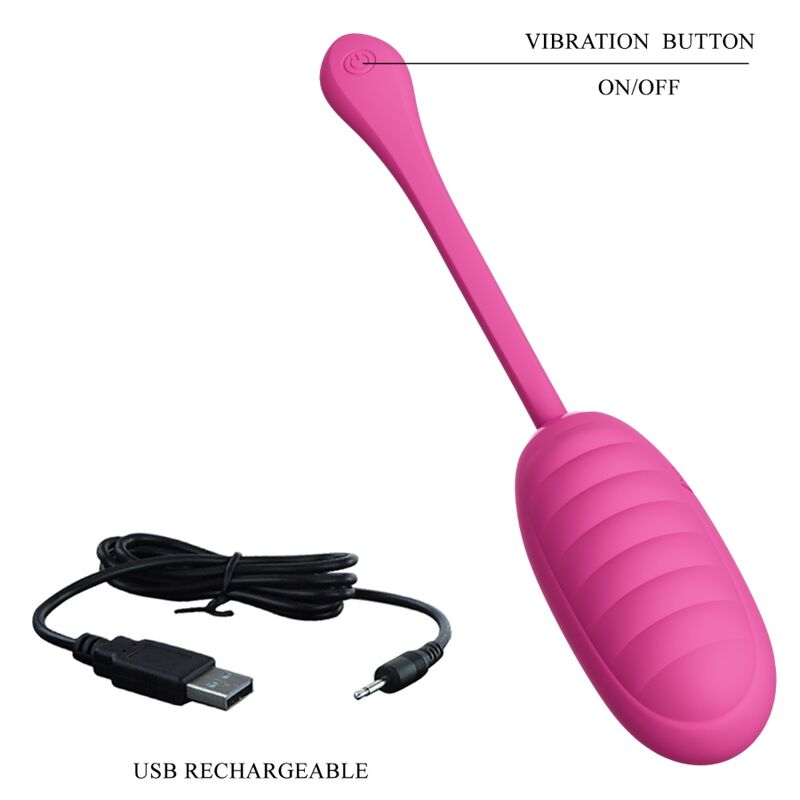 PRETTY LOVE - CATALINA PINK WIEDERAUFLADBARES VIBRIERENDES EI APP – Bild 8