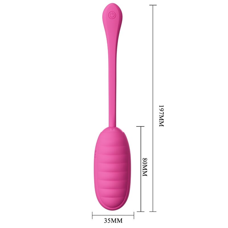 PRETTY LOVE - CATALINA PINK WIEDERAUFLADBARES VIBRIERENDES EI APP – Bild 2