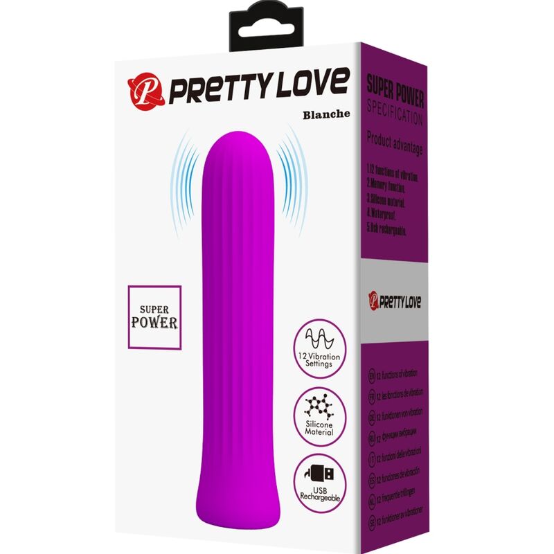 PRETTY LOVE - BLANCHE VIBRADOR ESTIMALADOR ROSA - Imagen 2