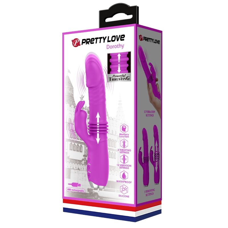 PRETTY LOVE - VIBRATEUR LAPIN RECHARGEABLE DOROTHY VIOLET – Image 2