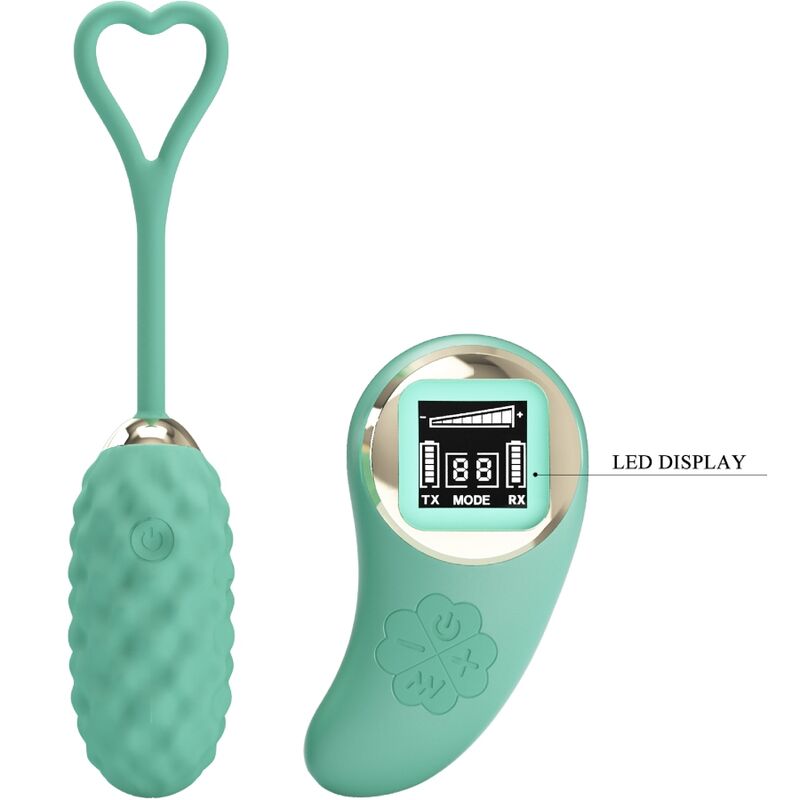 PRETTY LOVE - UOVO VIBRANTE CON TELECOMANDO VERDE VIVIAN - immagine 3