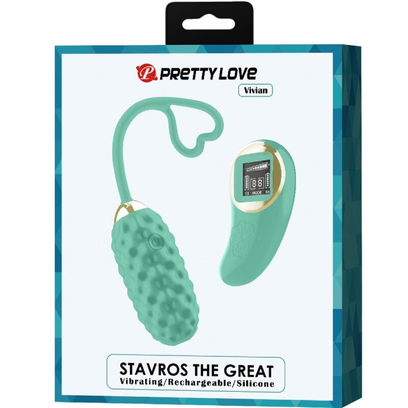 PRETTY LOVE - UOVO VIBRANTE CON TELECOMANDO VERDE VIVIAN - immagine 9