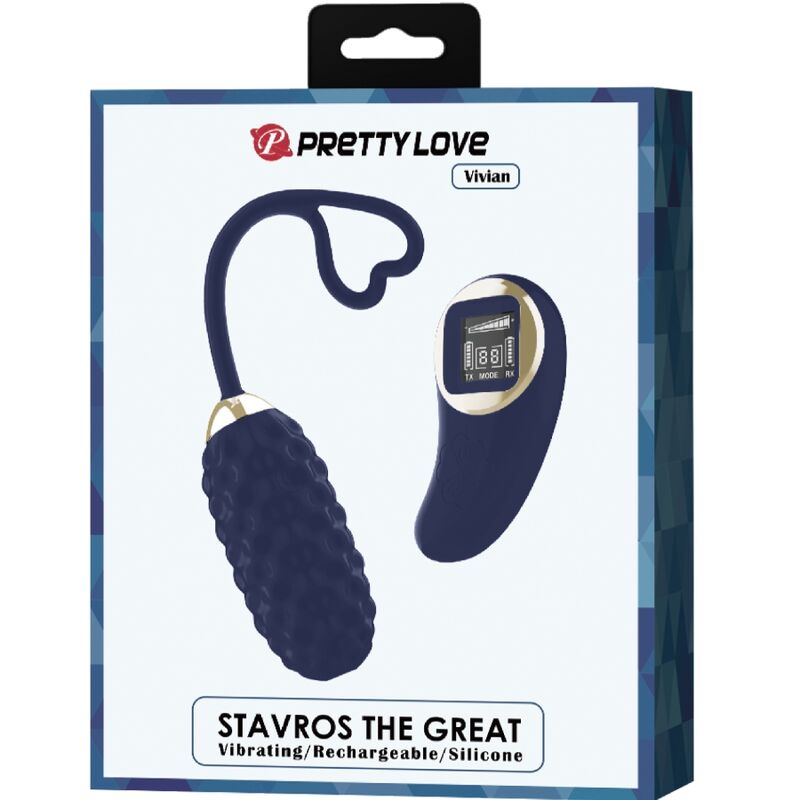 PRETTY LOVE - UOVO VIBRANTE CON TELECOMANDO BLU VIVIAN - immagine 3