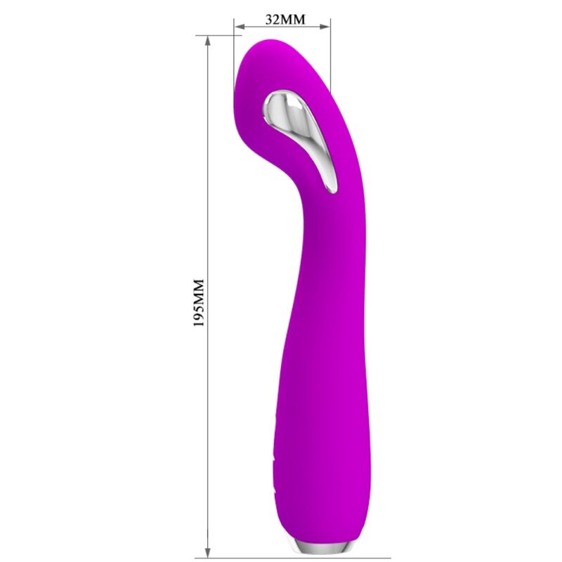 PRETTY LOVE - VIBRATEUR ÉLECTROCHOC RECHARGEABLE HECTOR-IMPERMÉABLE VIOLET – Image 4