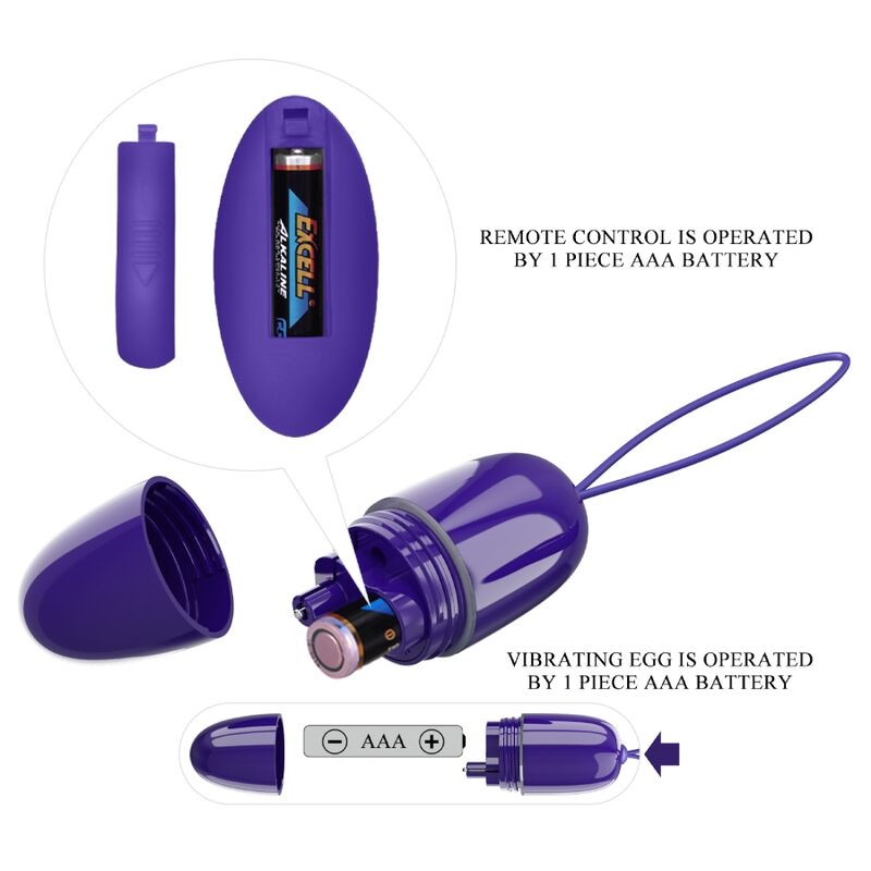 PRETTY LOVE - SELKIE YOUTH MINI VIBRIERENDES EI VIOLET FERNBEDIENUNG – Bild 5