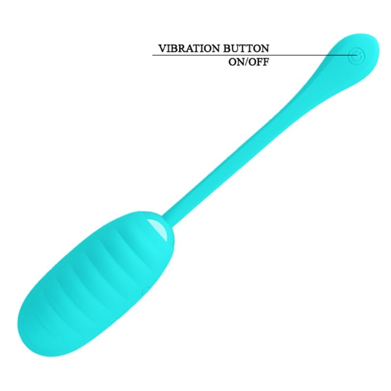 PRETTY LOVE - KIRK HUEVO VIBRADOR RECARGABLE VERDE CLARO - Imagen 9