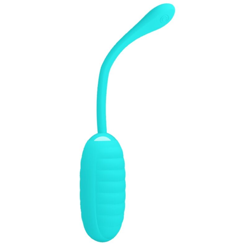 PRETTY LOVE - KIRK HUEVO VIBRADOR RECARGABLE VERDE CLARO - Imagen 5