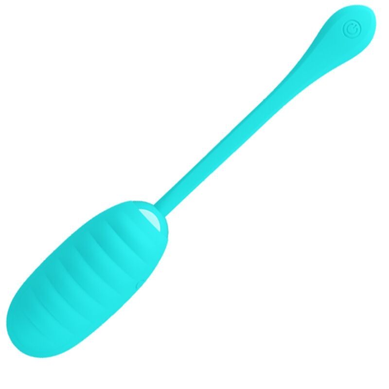 PRETTY LOVE - KIRK HUEVO VIBRADOR RECARGABLE VERDE CLARO - Imagen 3