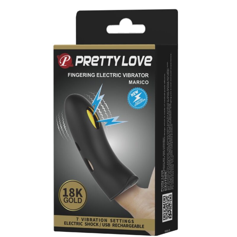 PRETTY LOVE - COPRIDITA PER ELETTROSTIMOLATORE MARICO NERO - immagine 2