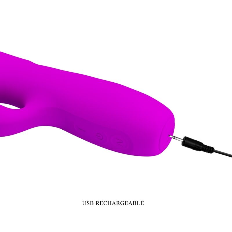 PRETTY LOVE - VIBRATEUR LAPIN RECHARGEABLE MELANIE VIOLET – Image 3
