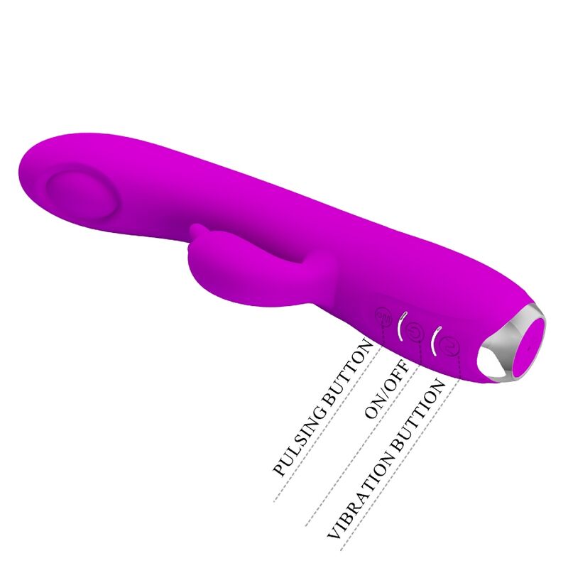 PRETTY LOVE - VIBRATEUR RECHARGEABLE REGINA - GEL À ASPIRATION VIOLET – Image 12