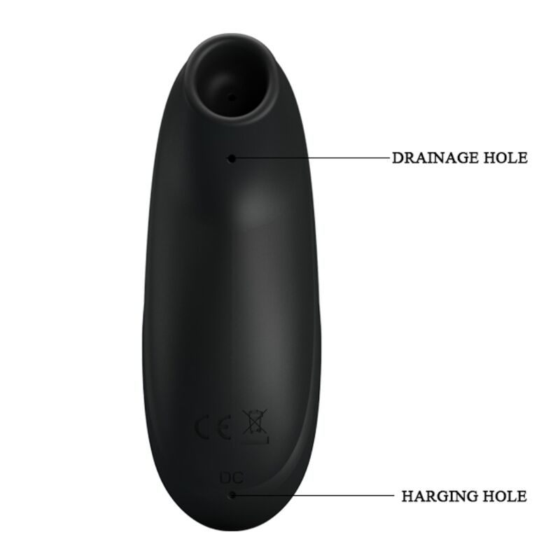 PRETTY LOVE - MASSEUR À ASPIRATION RECHARGEABLE DE LUXE NOIR – Image 6