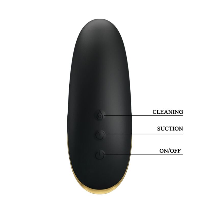PRETTY LOVE - MASSEUR À ASPIRATION RECHARGEABLE DE LUXE NOIR – Image 3