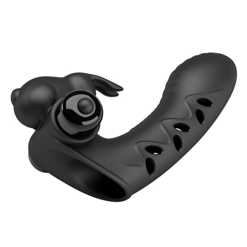 PRETTY LOVE - VANCE BLACK RABBIT VIBRATOR FINGERABDECKUNG – Bild 8