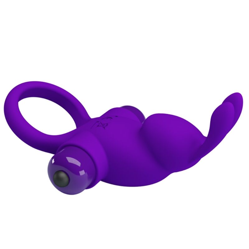 PRETTY LOVE - ANNEAU VIBRATEUR I RABBIT POUR PÉNIS VIOLET – Image 8