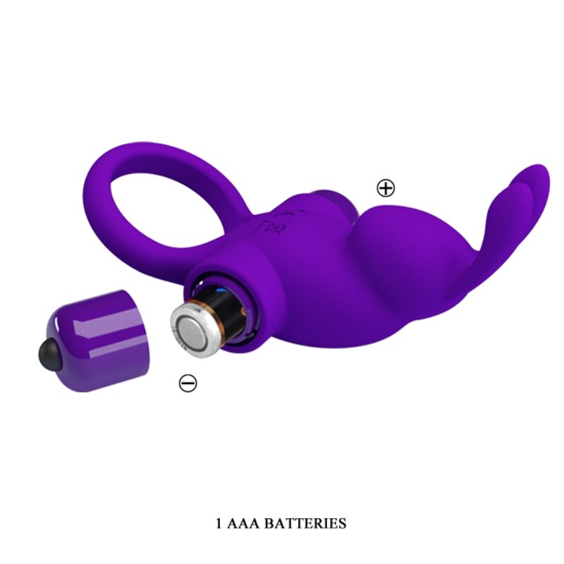 PRETTY LOVE - ANNEAU VIBRATEUR I RABBIT POUR PÉNIS VIOLET – Image 7