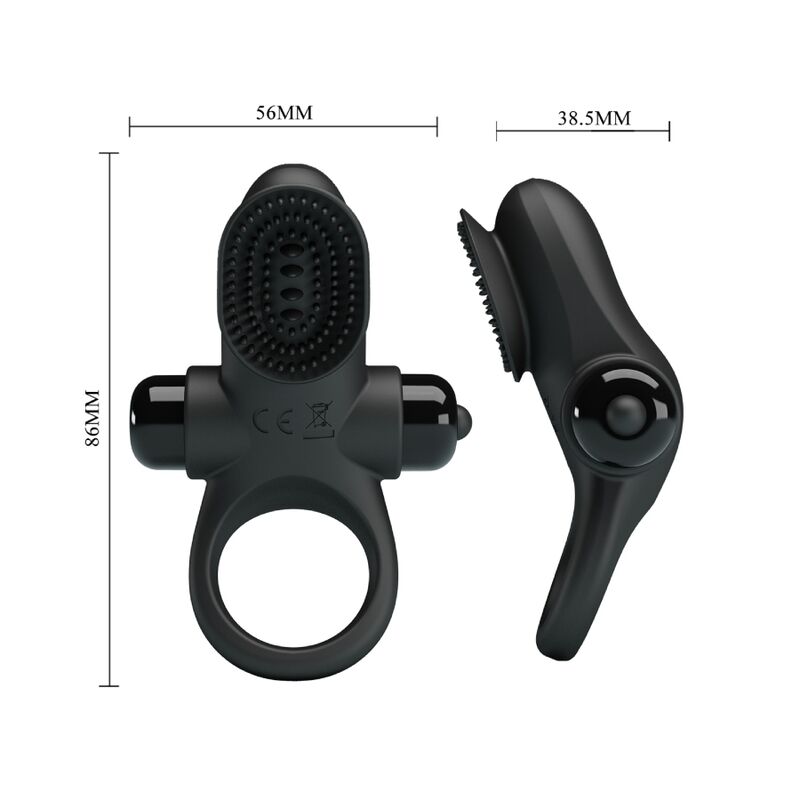 PRETTY LOVE - VIBRATOR RING II POUR LE PÉNIS NOIR – Image 6