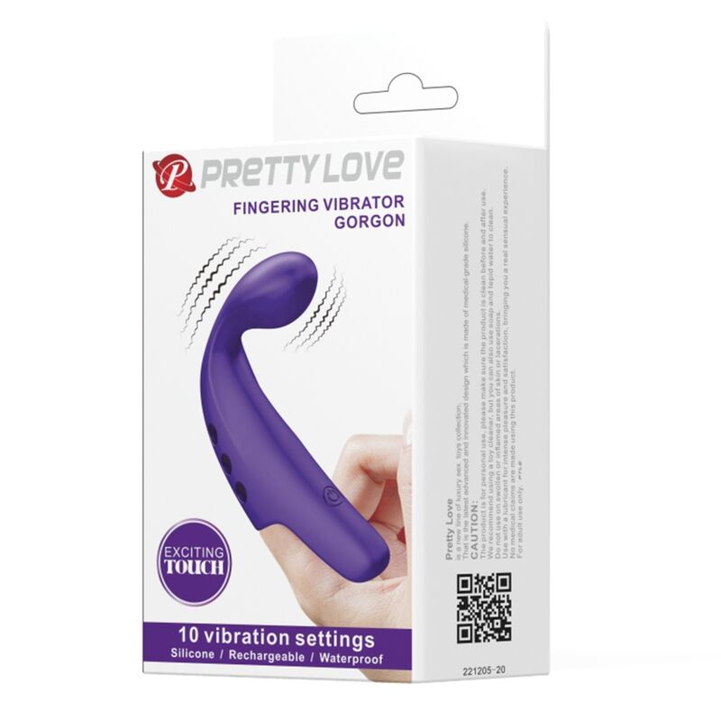 PRETTY LOVE - VIBRATEUR DOIGT RECHARGEABLE GORGON VIOLET – Image 10