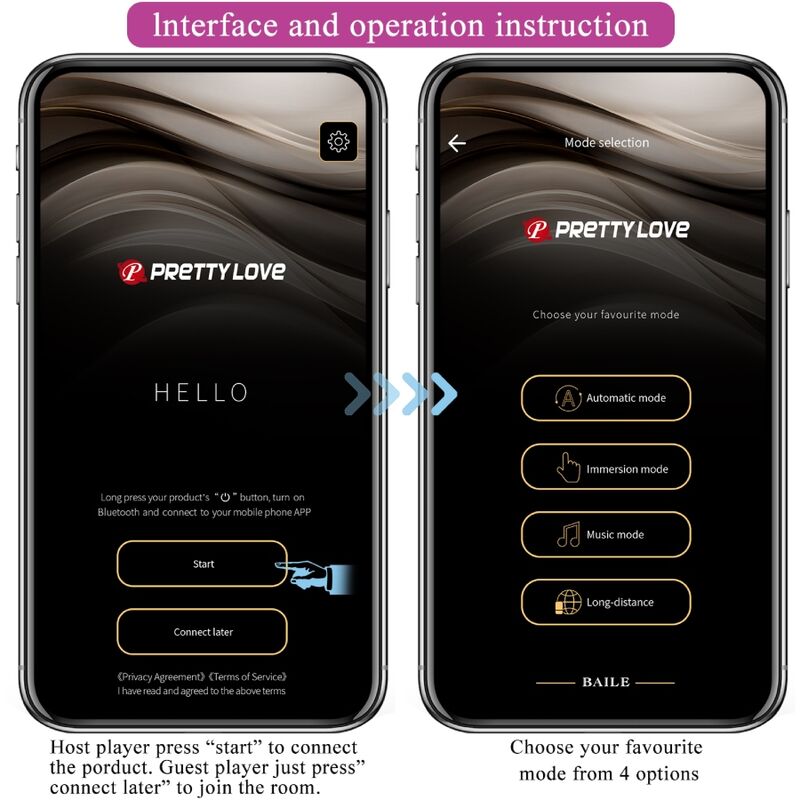 PRETTY LOVE - JEFFERSON PLUG ANAL CONTROLADO POR APP NEGRO - Imagen 13