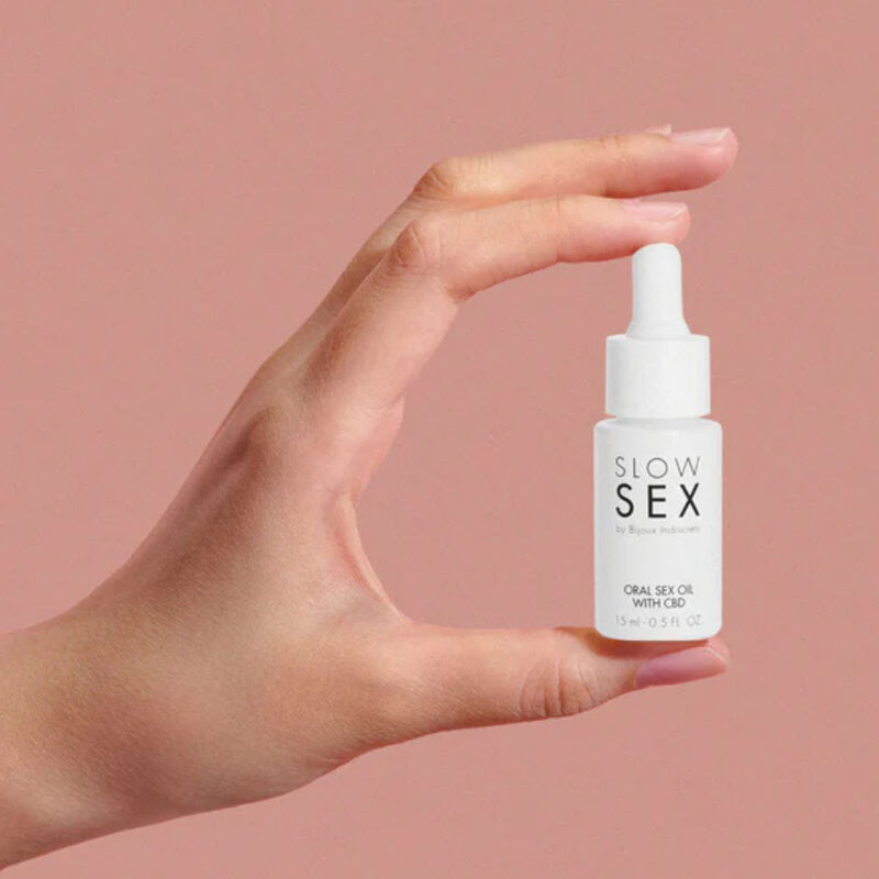 BIJOUX INDISCRETS - SLOW SEX ACEITE SEXO ORAL CON CBD 15 ML - Imagen 2
