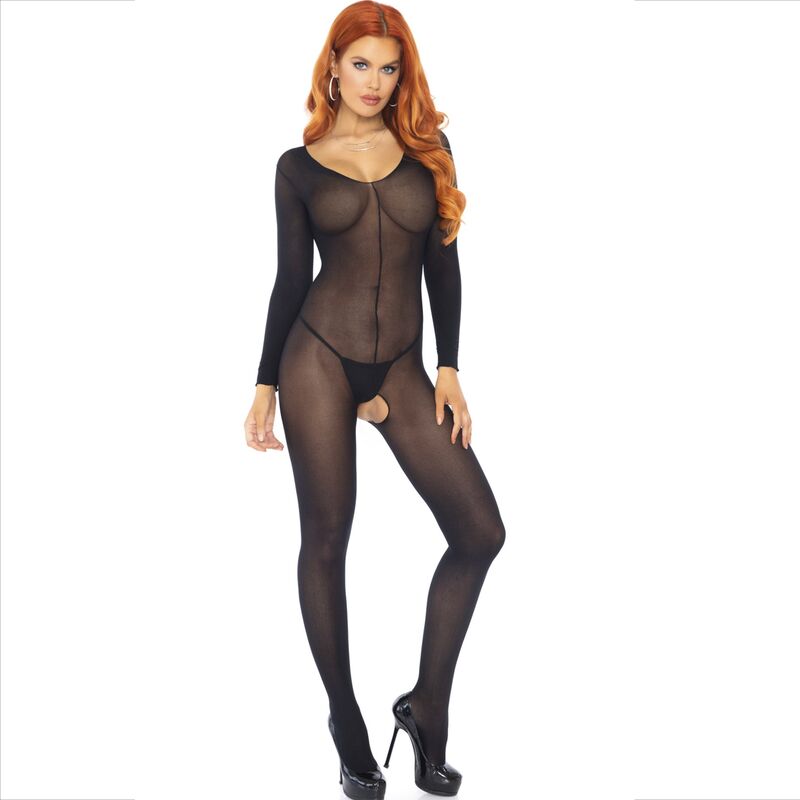 LEG AVENUE - BODYSTOCKING LANGARM SCHWARZ – Bild 3
