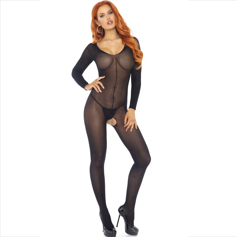 LEG AVENUE - BODYSTOCKING LANGARM SCHWARZ – Bild 5