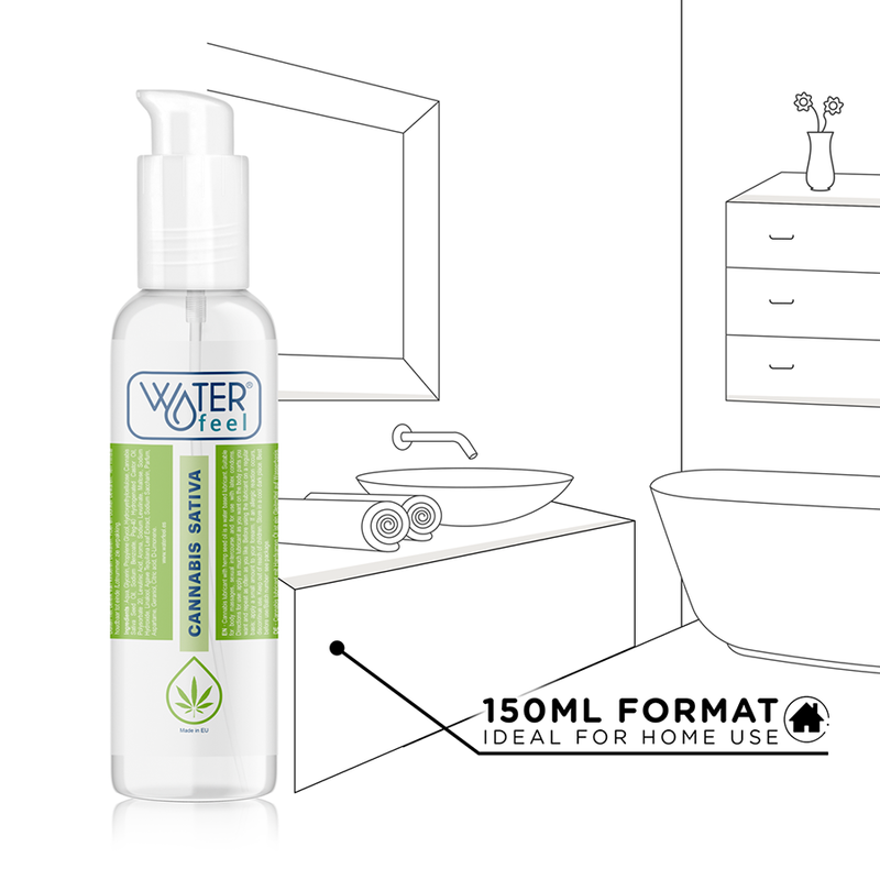 WATERFEEL - LUBRICANTE CANNABIS 150 ML - Imagen 4