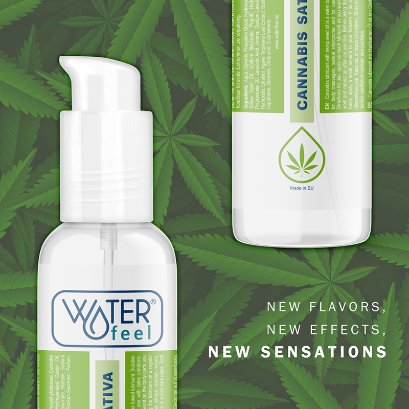 WATERFEEL - LUBRICANTE CANNABIS 150 ML - Imagen 5