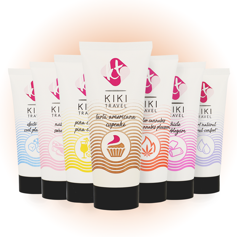 KIKÍ TRAVEL - GEL DESLIZANTE SABOR A TARTA AMERICANA CUPCAKE 50 ML - Imagen 5