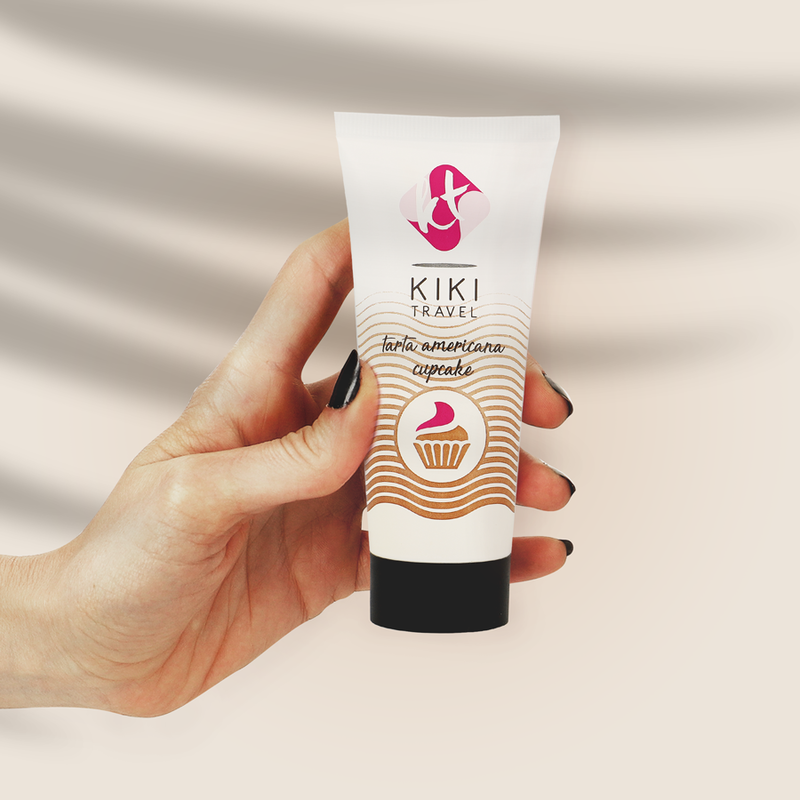 KIKÍ TRAVEL - GEL DESLIZANTE SABOR A TARTA AMERICANA CUPCAKE 50 ML - Imagen 4