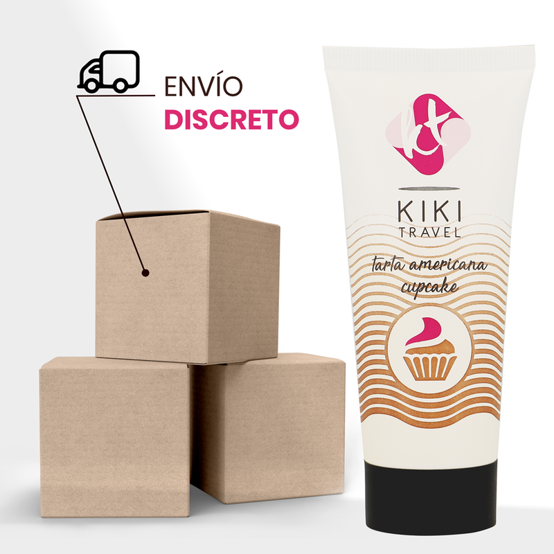 KIKÍ TRAVEL - GEL DESLIZANTE SABOR A TARTA AMERICANA CUPCAKE 50 ML - Imagen 3