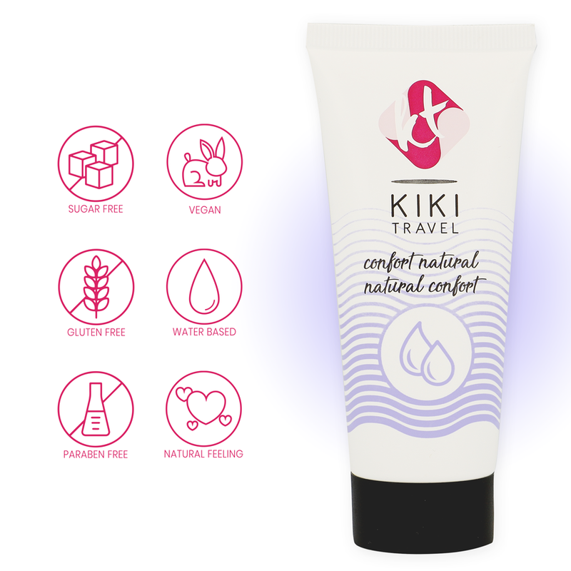 KIKÍ TRAVEL - GEL DESLIZANTE NATURAL CONFORT 50 ML - Imagen 3