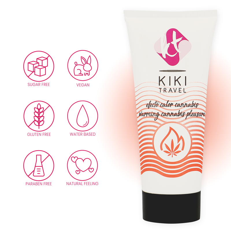 KIKÍ TRAVEL - CANNABIS LUBRIFICANTE DE EFEITO QUENTE 50 ML - Image 9