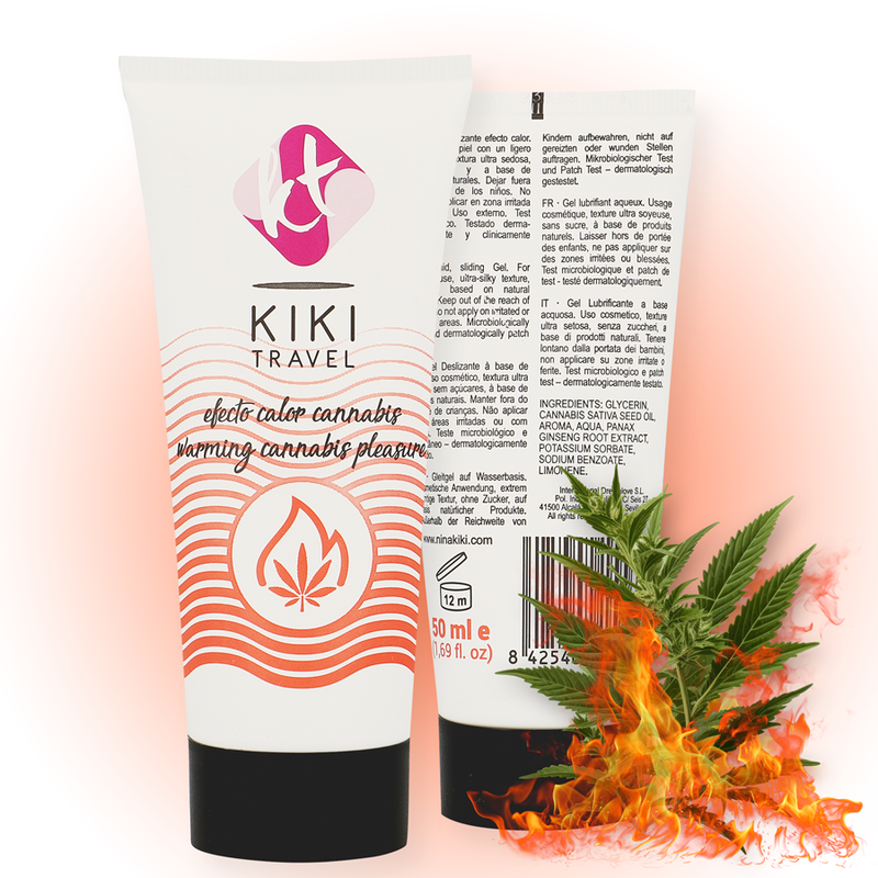 KIKÍ TRAVEL - CANNABIS LUBRIFICANTE DE EFEITO QUENTE 50 ML - Image 6