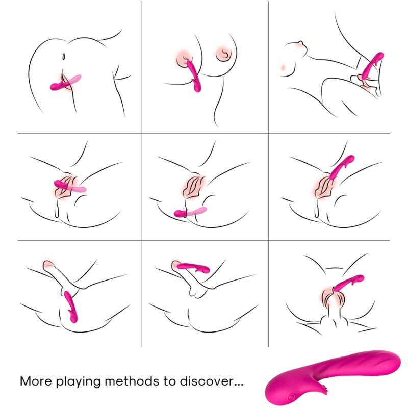 ARMONY - VIBRATEUR ROMANCE AVEC STIMULATEUR FUCHSIA – Image 2
