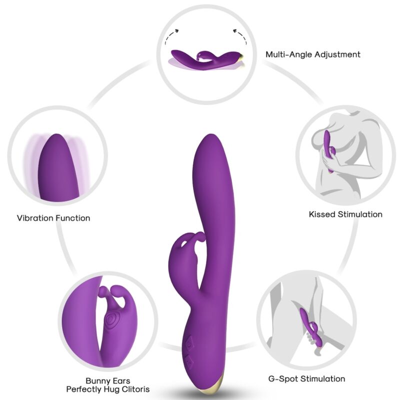 ARMONY - BONNIE VIBRADOR RABBIT VIOLETA - Imagen 4